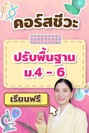 คอร์สเรียนฟรีปรับพื้นฐานชีวะ